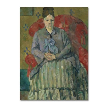 Cezanne 'Madame In A Red Armchair' Canvas Art,18x24